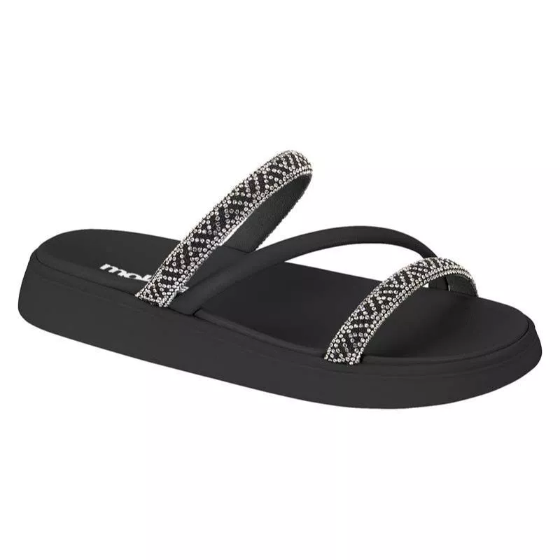 Sandália Moleca com Strass
